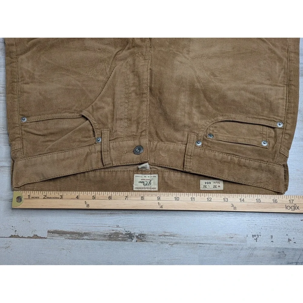 NEW J Crew 484 Slim Fit Corduroy Pants Mens 32x32 Brown Khaki‎ MSRP $98